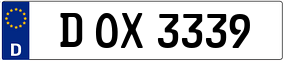Truck License Plate